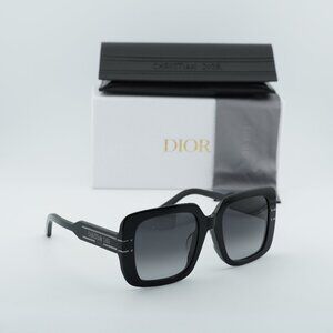 Dior DIORSIGNATURE S11F 14A1 Square Sunglasses - Black/Grey